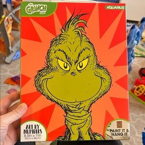 Dr. Seuss, the Grinch paint by numbers set NWT